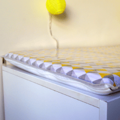 Trocador reto safari amarelo/cinza - comprar online