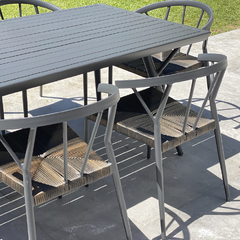 Juego Comedor Seúl (6 comensales) - BrauerMuebles