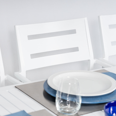 Juego Capri Comedor (mesa extensible) - BrauerMuebles