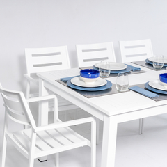 Juego Capri Comedor (mesa extensible)