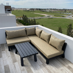 Juego Mérida Esquinero Aluminio living - comprar online