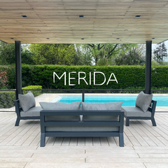Juego Mérida Aluminio living - comprar online