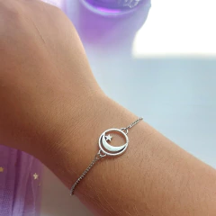 Pulseira Estrela na Lua - Loja da Maya
