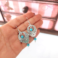 Brinco Boho Chic Sonho Azul na internet