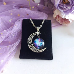 Colar Lua Galáxia Nebulosa Pele de Raposa - comprar online
