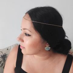Acessório De Cabelo Tiara Head Chain Delicado - comprar online