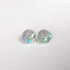 Brincos de Escama de Sereia Furta cor - comprar online