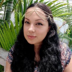 Acessório De Cabelo Tiara Head Chain Cascata Douradas - Loja da Maya