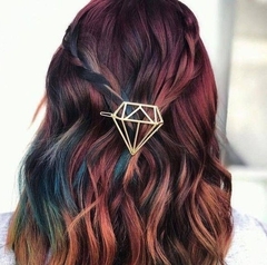 Acessório De Cabelo Clip Presilha Grampo Tic Tac Diamante