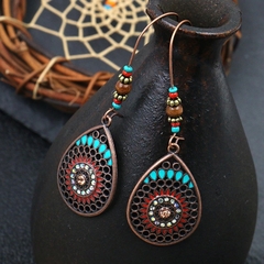 Brinco Boho chic Gota Brilhante