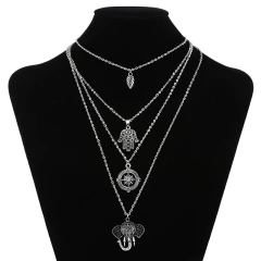Colar Gargantilha Boho Chic Elefante - loja online