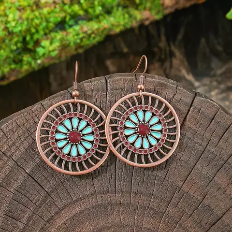 Brinco Boho Chic Flor