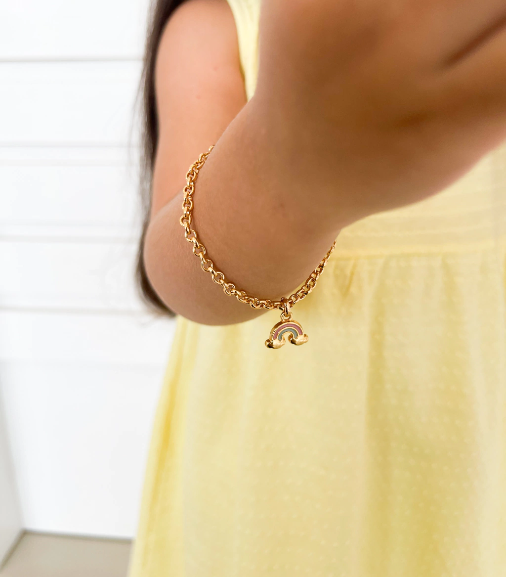 Pulseira Infantil Arco-íris