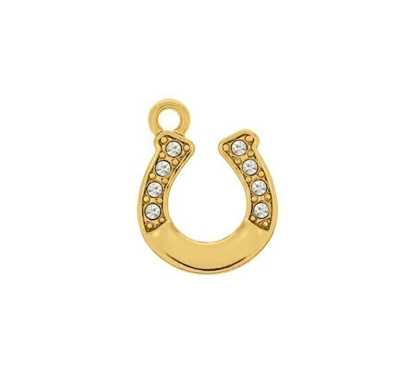 Pingente Ferradura com Strass