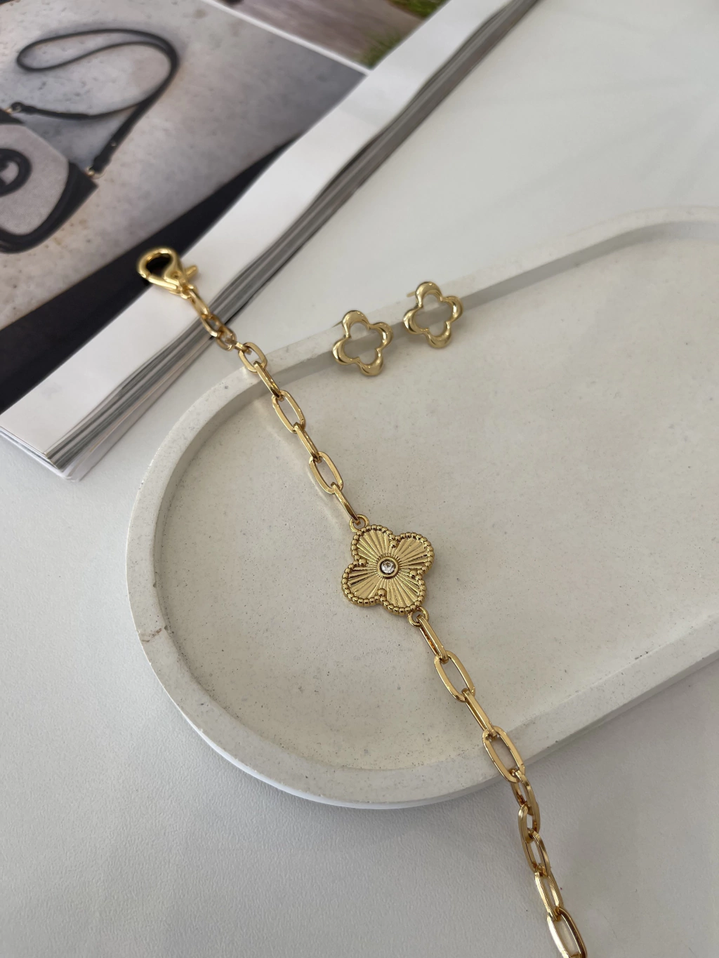 Pulseira Trevo Gold