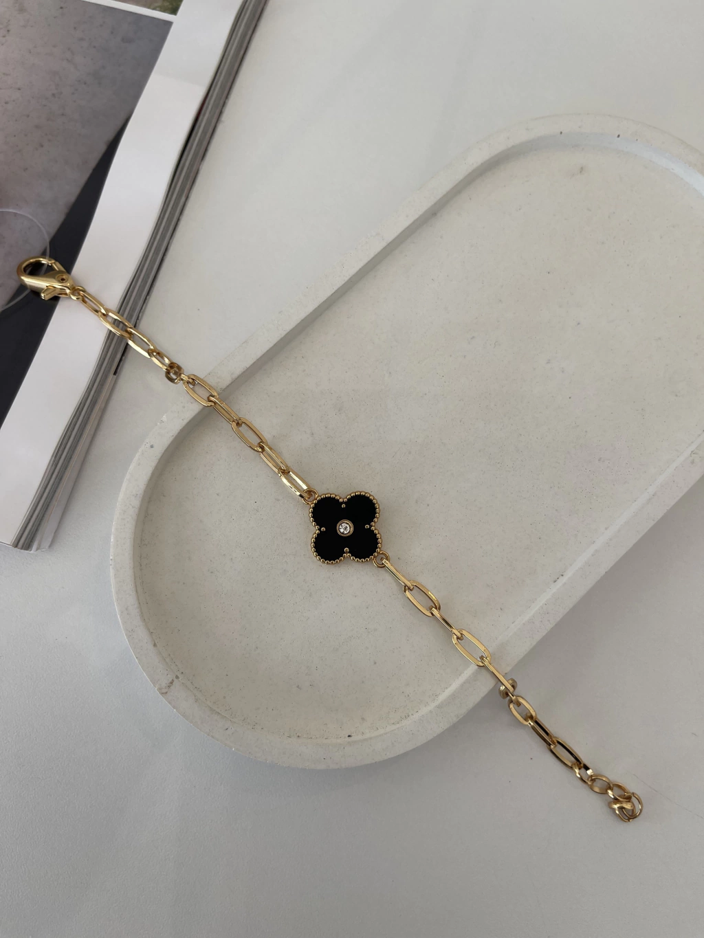 Pulseira Trevo Black