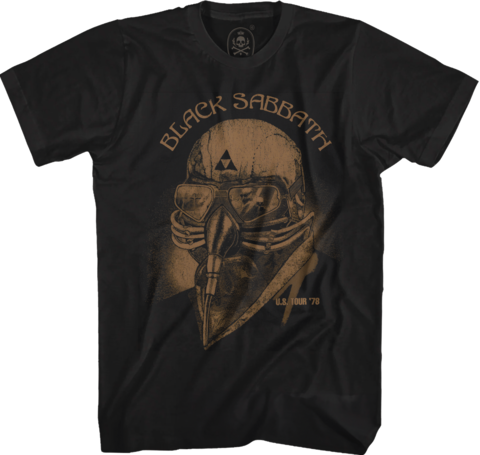 Camiseta Black Sabbath TOUR 78 Estampa Frente e Costas - comprar online