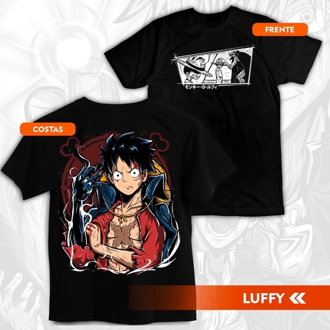 Camiseta Anime Luffy e Shanks 100% Algodão