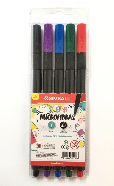 Microfibra Estuche Por 5u SP Sketch King