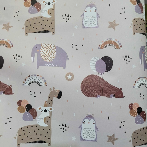 Papel Afiche Fantasia Por Unidad Animales