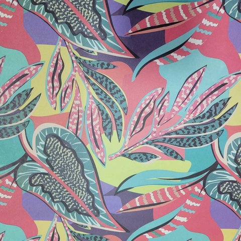 Papel Afiche Fantasia Por Unidad Tropical