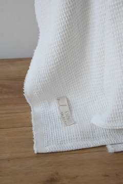Manta/Pie de cama Blanco - Espacio Almora