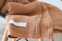 Manta/Pie de cama CANELA - comprar online