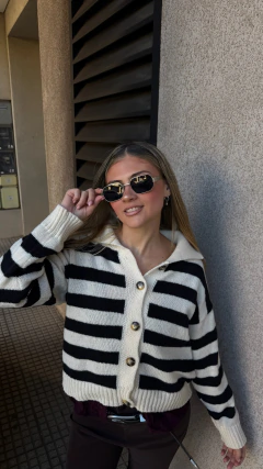 cárdigan rayas