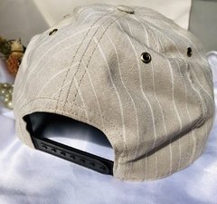 Boné masculino aba reta creme/marrom  - comprar online