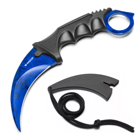Cuchillo Karambit Azul Razor - comprar online