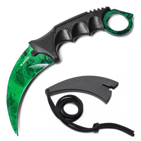Cuchillo Karambit Verde Razor - comprar online