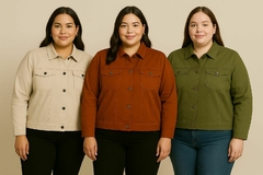 CAMPERA DE BENGALINA EN COLORES DE INVIERNO - comprar online