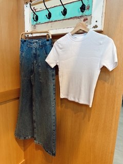 Jean WIDE LEG Bio azul