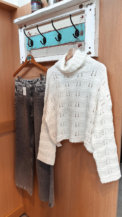 Sweater GEDIS blanco - tienda online