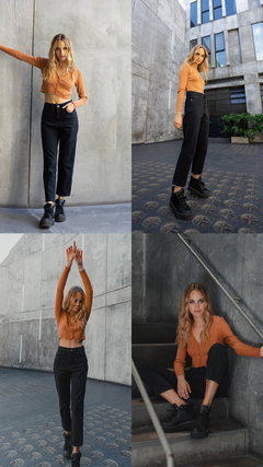 Jean MOM black