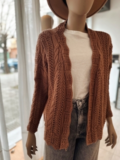 Saco CROCHET tostado - comprar online