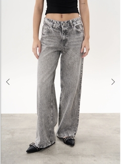 Jean wide leg gris en internet