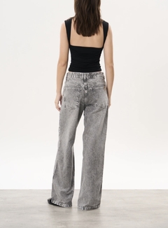 Jean wide leg gris - tienda online