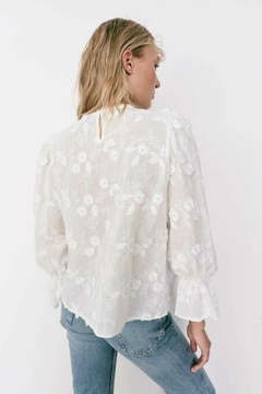 Blusa DELFINA blanca - tienda online