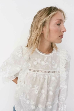 Blusa DELFINA blanca - Veronaevero