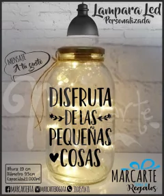 Frascos Led personalizados - Marcarte
