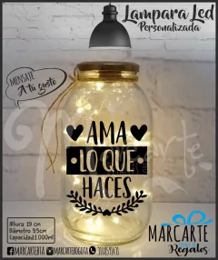 Frascos Led personalizados