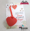 AMOR Y AMISTAD LLAVERO CORAZON