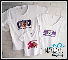 Camisetas familia x3 Sublimación - comprar online