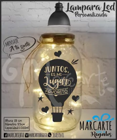 Frascos Led personalizados