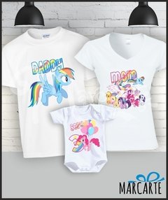 Camisetas familia x3 Sublimación en internet