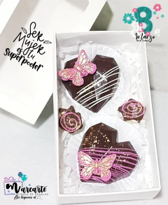 MUJER CHOCO CORAZON X 2 - comprar en línea
