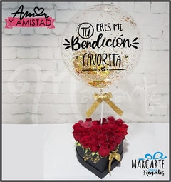 AMOR Y AMISTAD DELUXE ROSE CORAZON