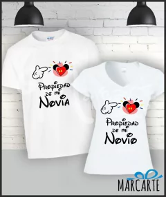 Camisetas Para Parejas Vinilo Textil - comprar online
