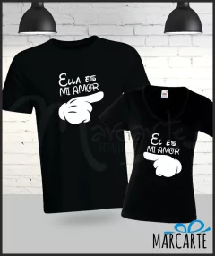 Camisetas Para Parejas Vinilo Textil en internet
